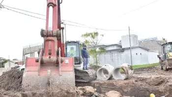 La ciudad de Corrientes avanza con una de las obras pluviales más importantes